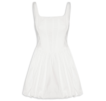 Vestido Curto Bianca Corselet - Branco