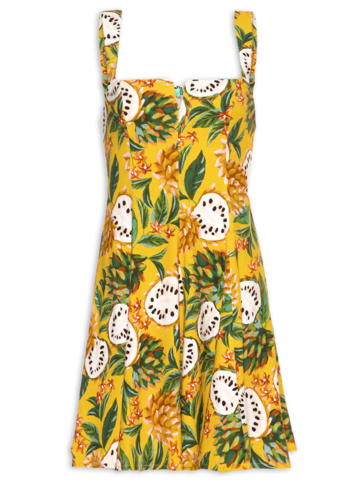 Vestido Curto Biriba - Amarelo