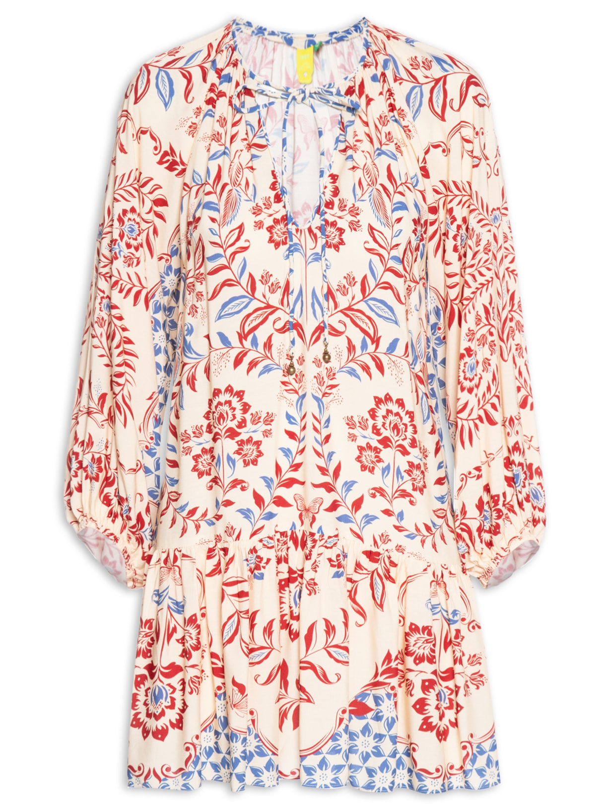 Vestido Curto Borbolina - Bege