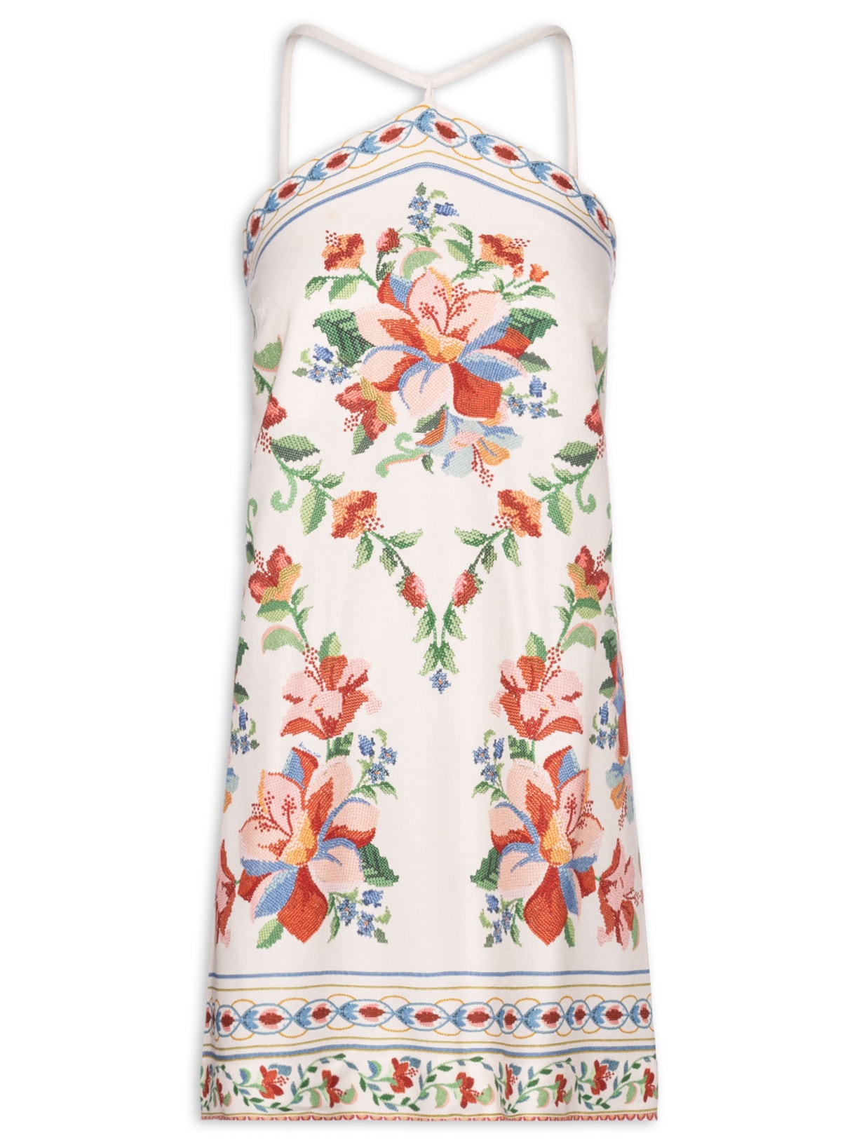 Vestido Curto Brisa Serena - Off White