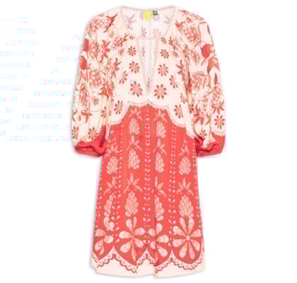 Vestido Curto Caetana - Vermelho 