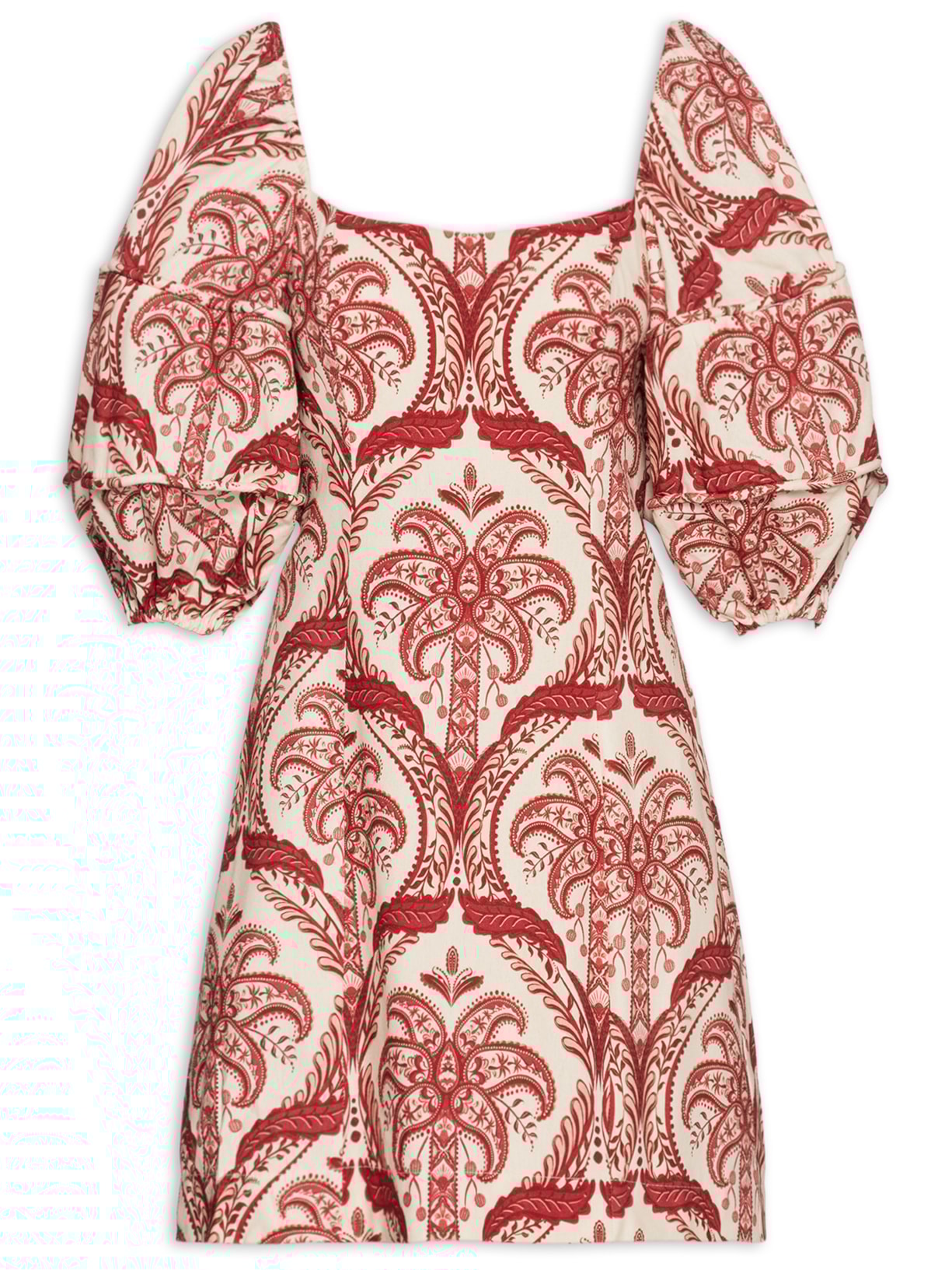 Vestido Curto Camafeu - Vermelho