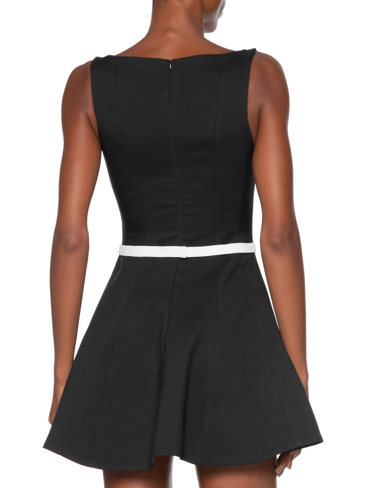 Vestido Curto Camile Cinto Laço Preto Fabulous Agilitá