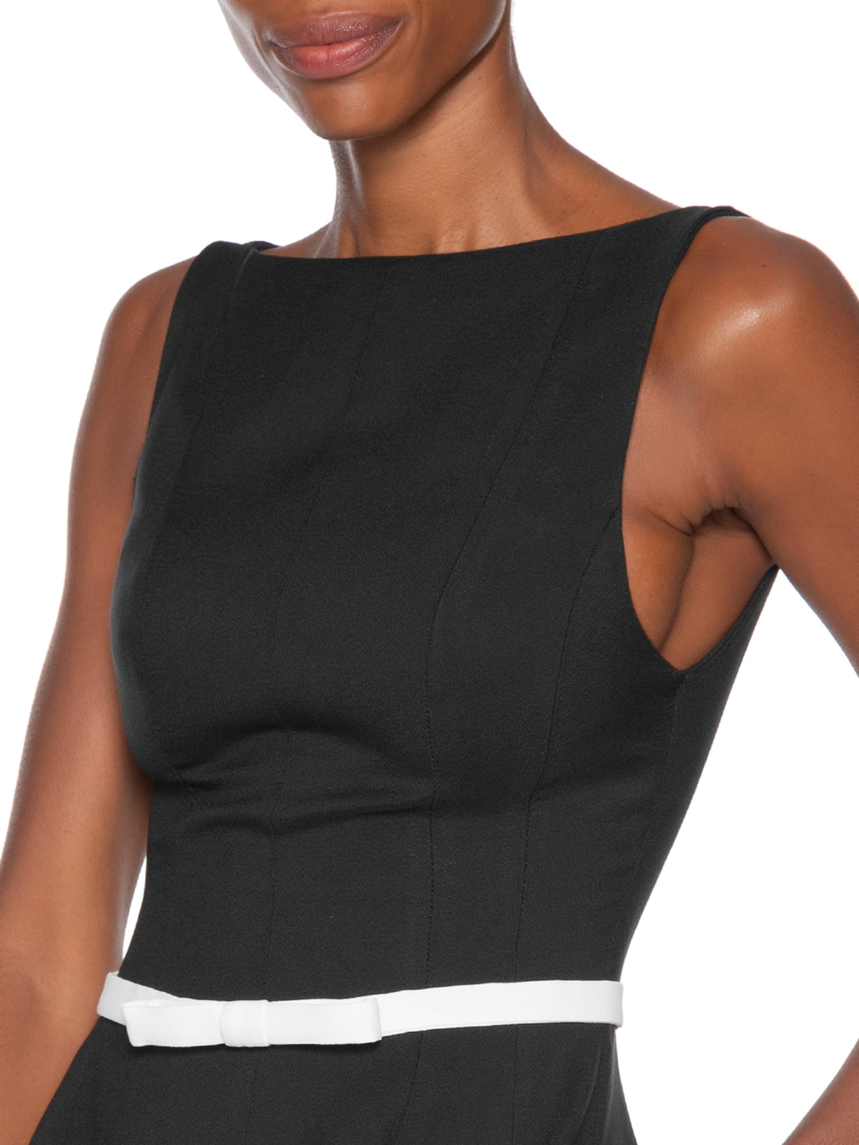 Vestido Curto Camile Cinto Laço Preto Fabulous Agilitá