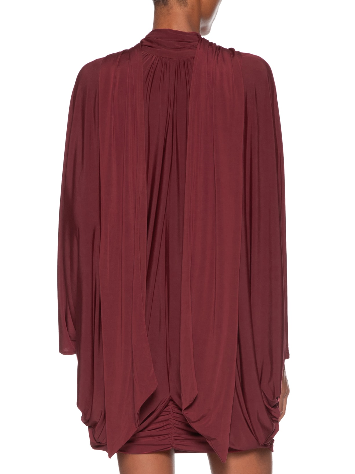 Vestido Curto Capa Jersey Vermelho Animale