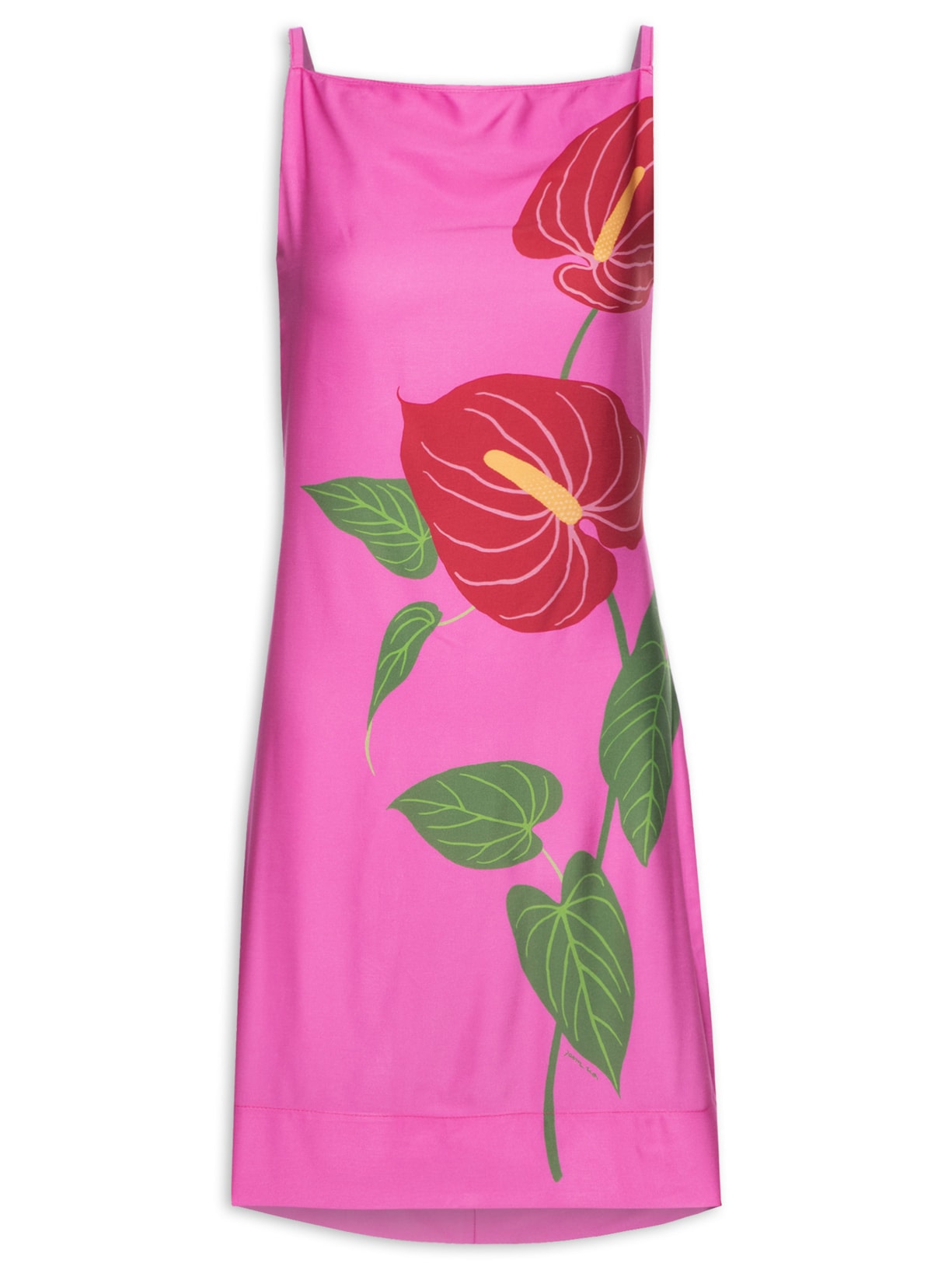 Vestido Curto Cecília - Rosa