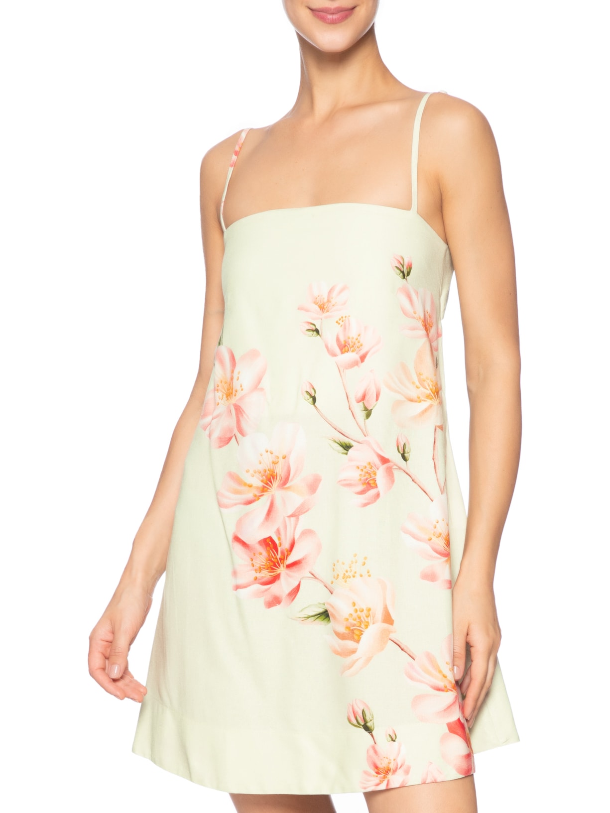 Vestido Curto Cerejeira Verde Farm