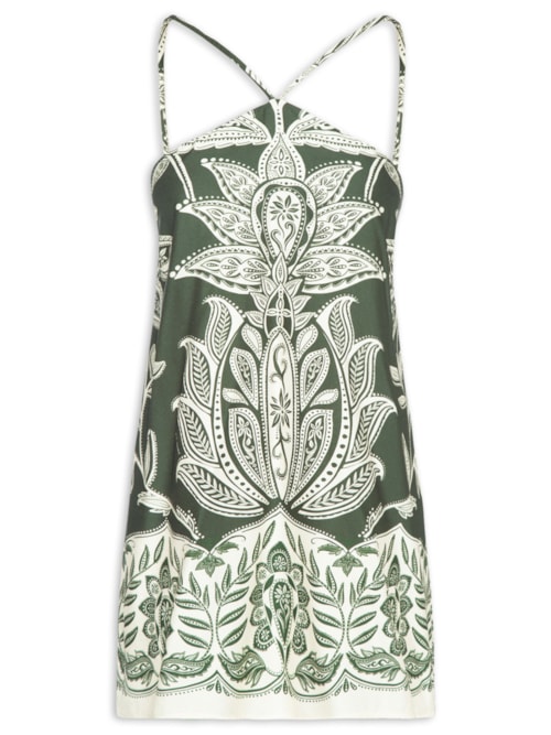 Vestido Curto Céu De Arara - Verde