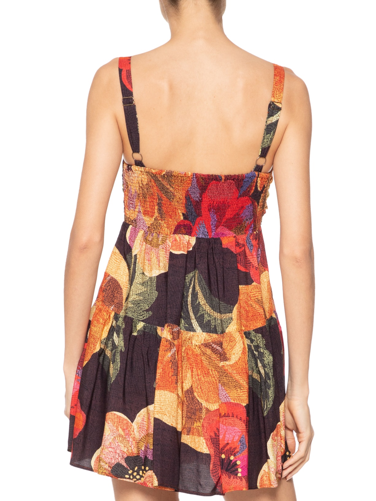 Vestido Curto Chita Bacana Preto Farm