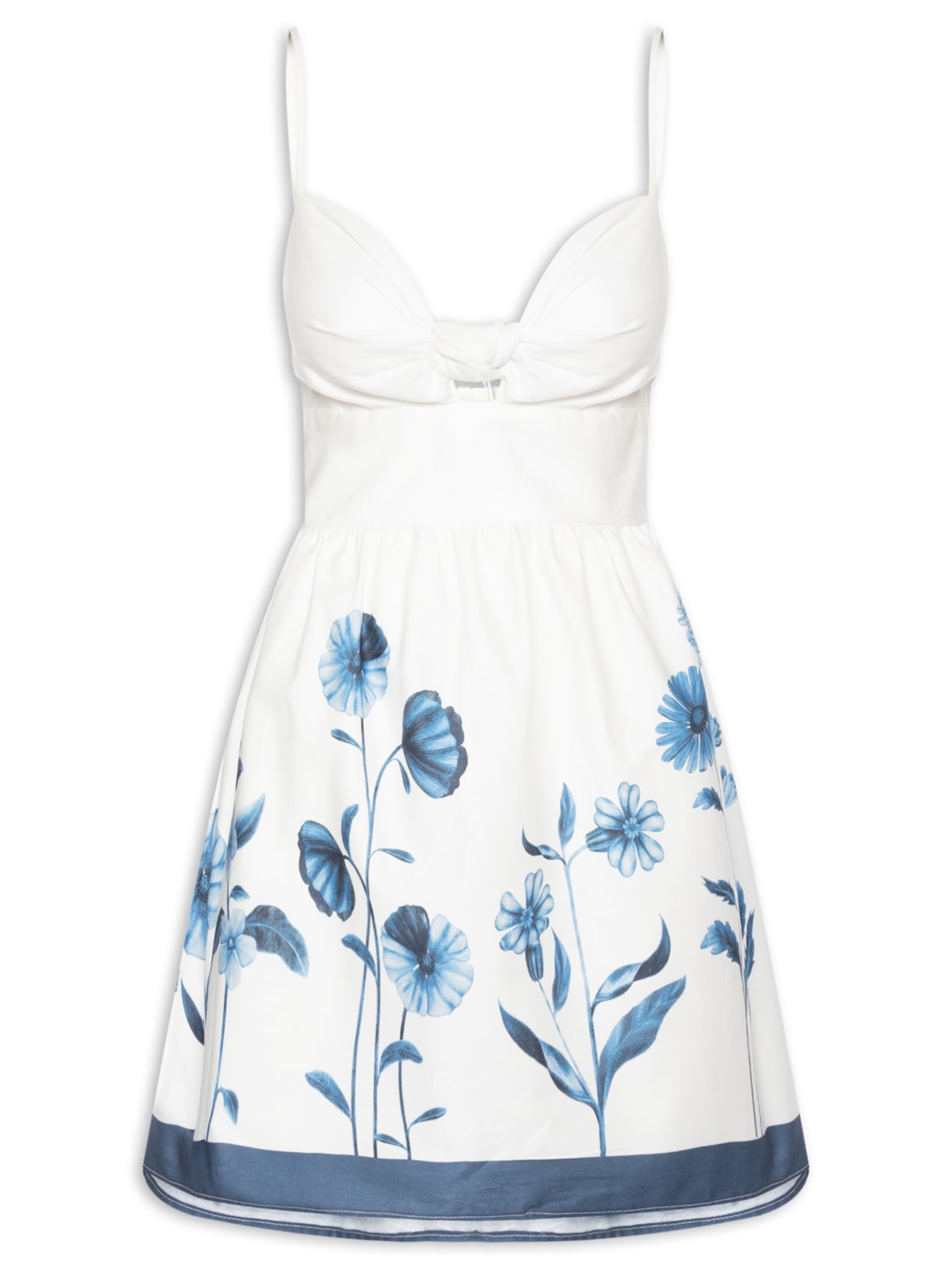 Vestido Curto Ciana Branco Farm