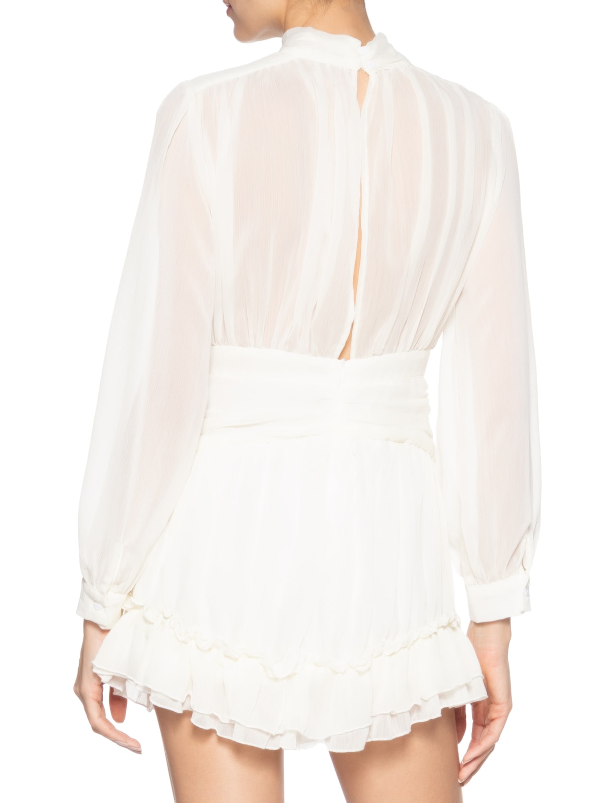 Vestido Curto Com Manga Longa Off White Market 33