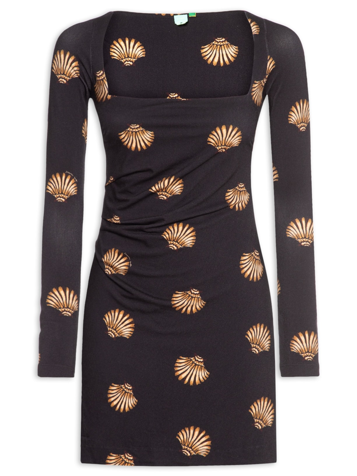 Vestido Curto Conchita Preto Farm