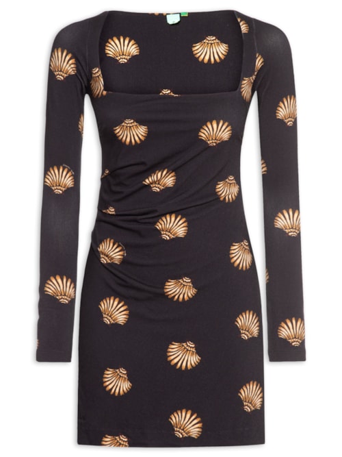 Vestido Curto Conchita - Preto