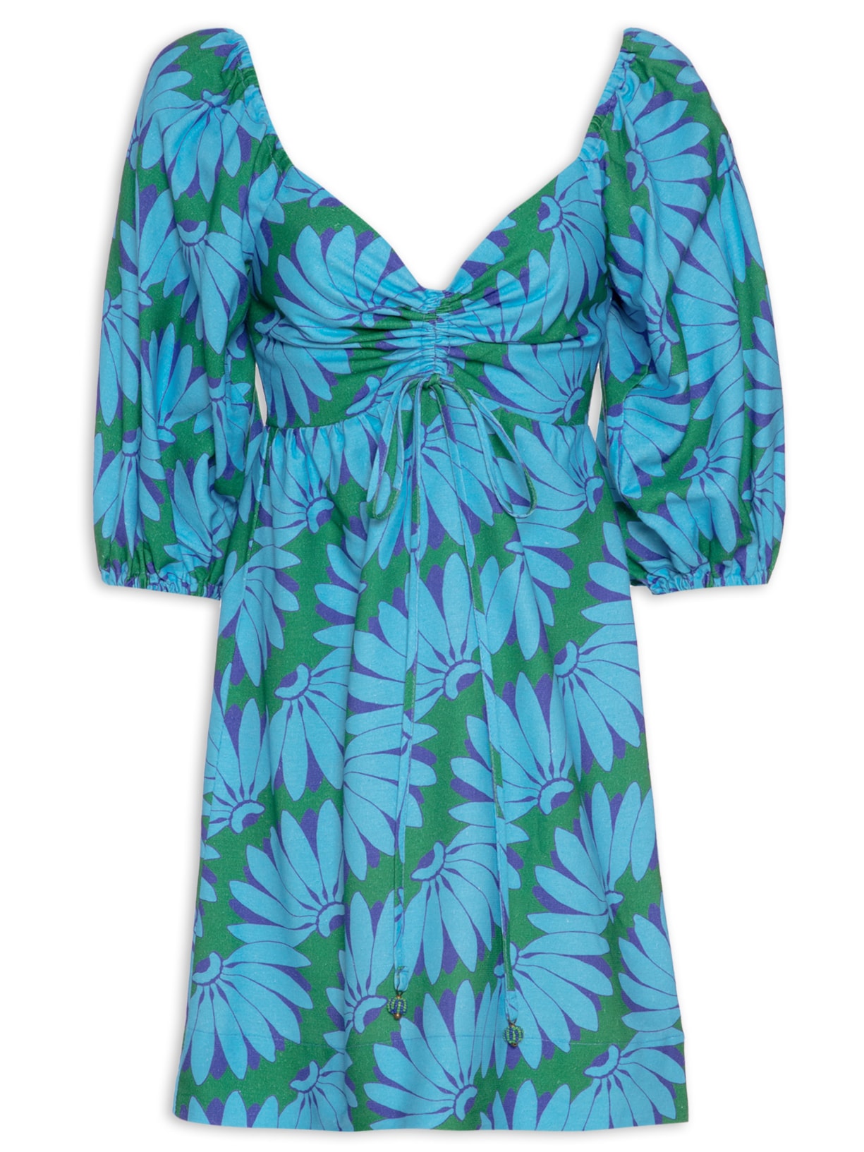 Vestido Curto Copabanana - Azul