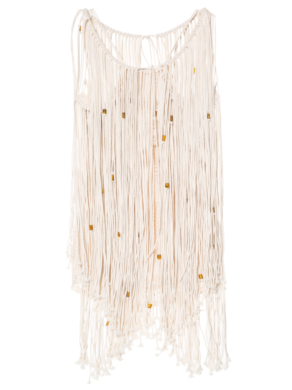 Vestido Curto Coral - Bege