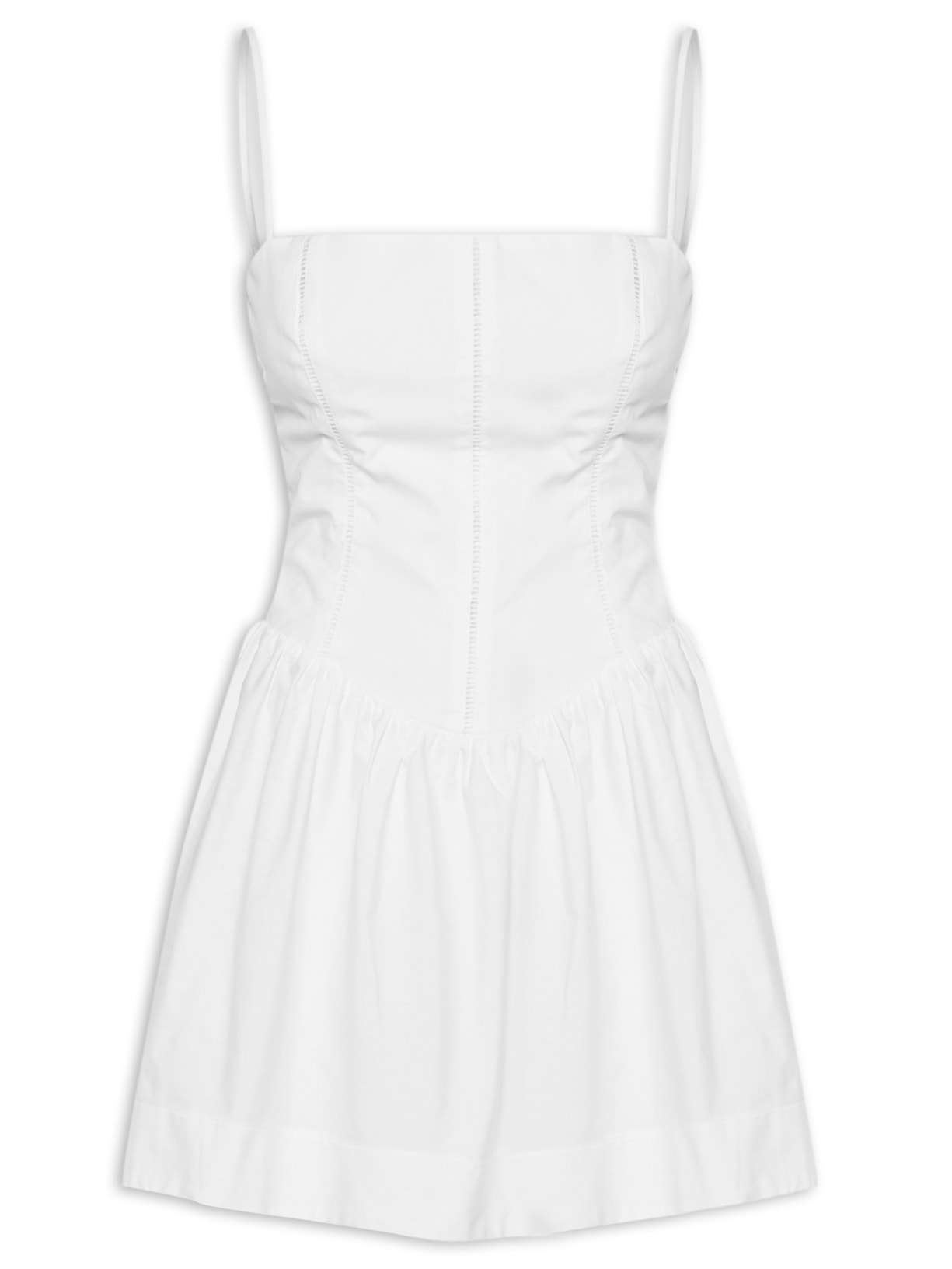Vestido Curto Corselet - Branco