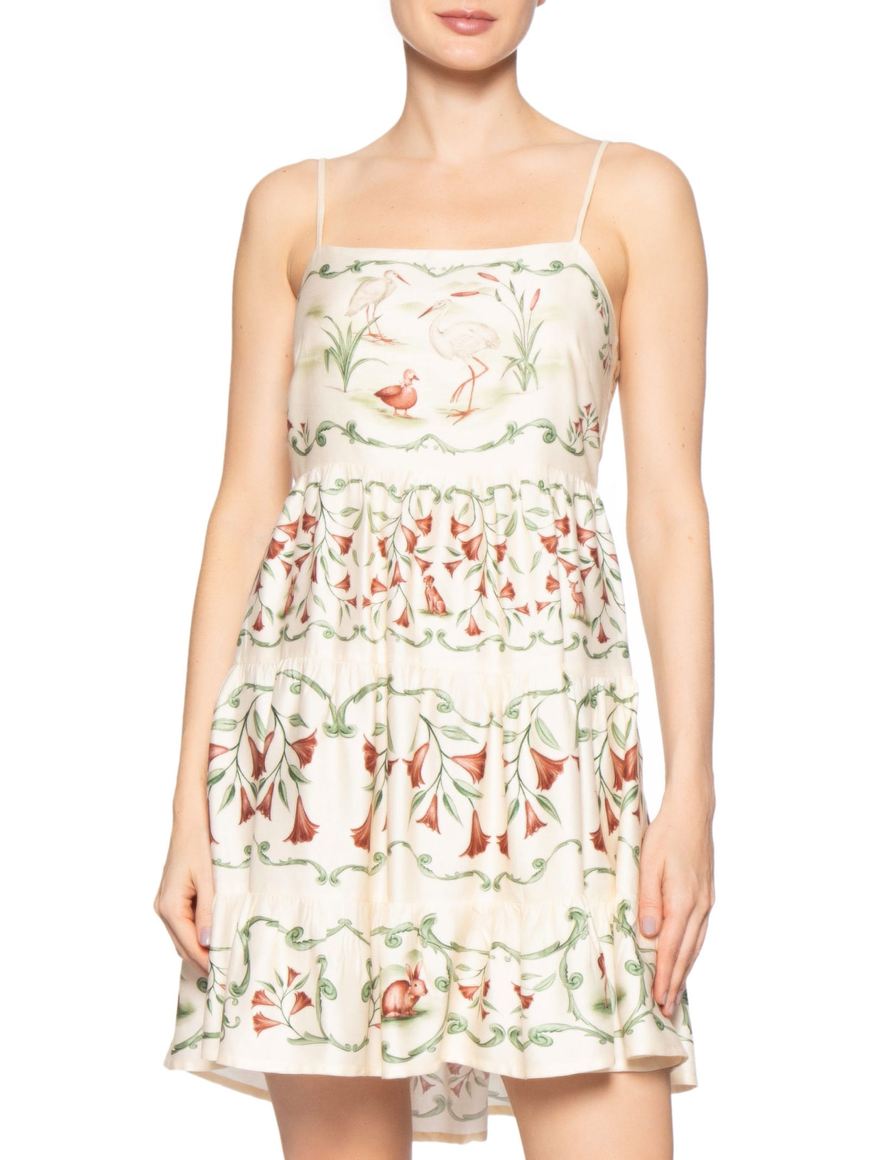 Vestido Curto Doce Encanto Rosa Farm