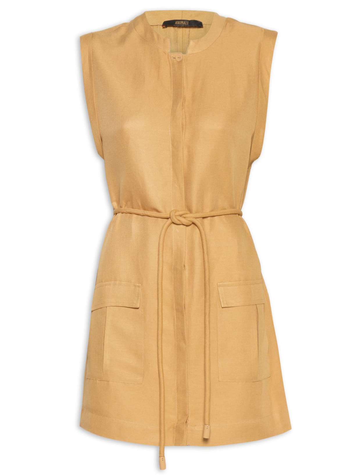 Vestido Curto Doe - Marrom