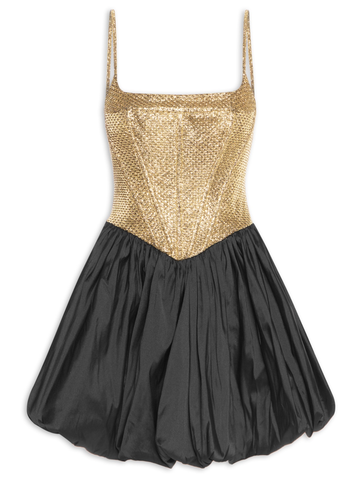 Vestido Curto - Dourado