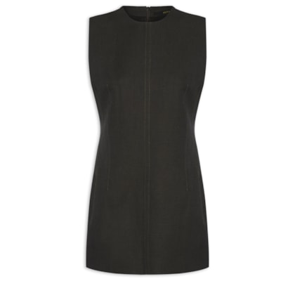 Vestido Curto Dries - Marrom