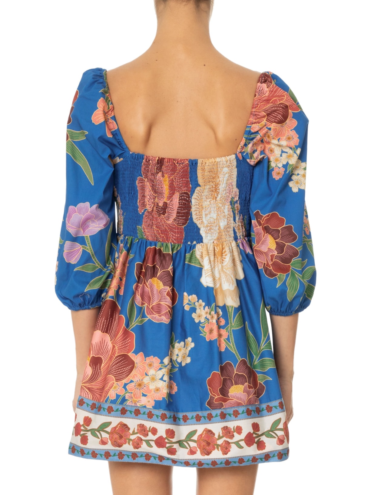 Vestido Curto Duda Azul Farm