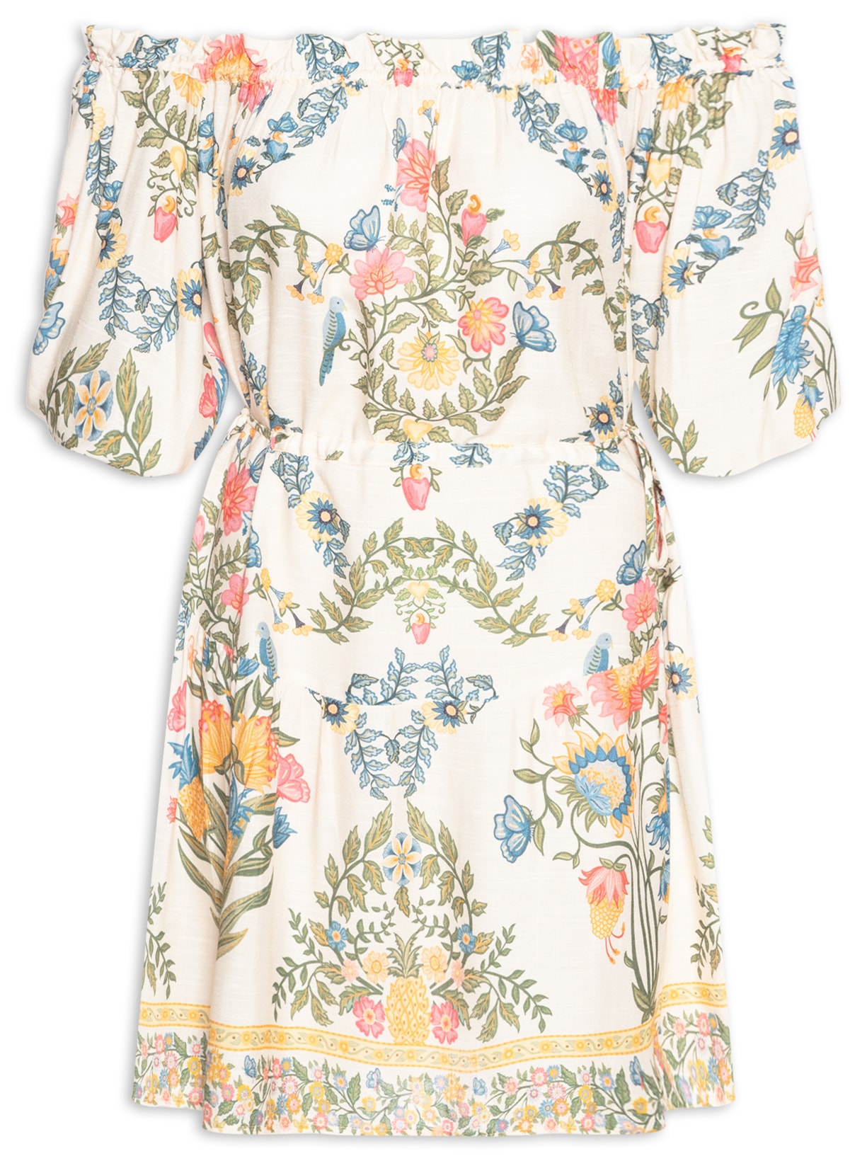 Vestido Curto Elisa - Bege