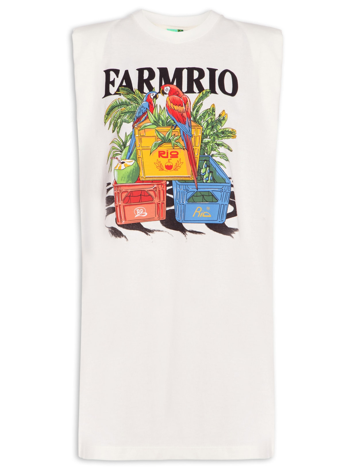 Vestido Curto Engradados - Branco