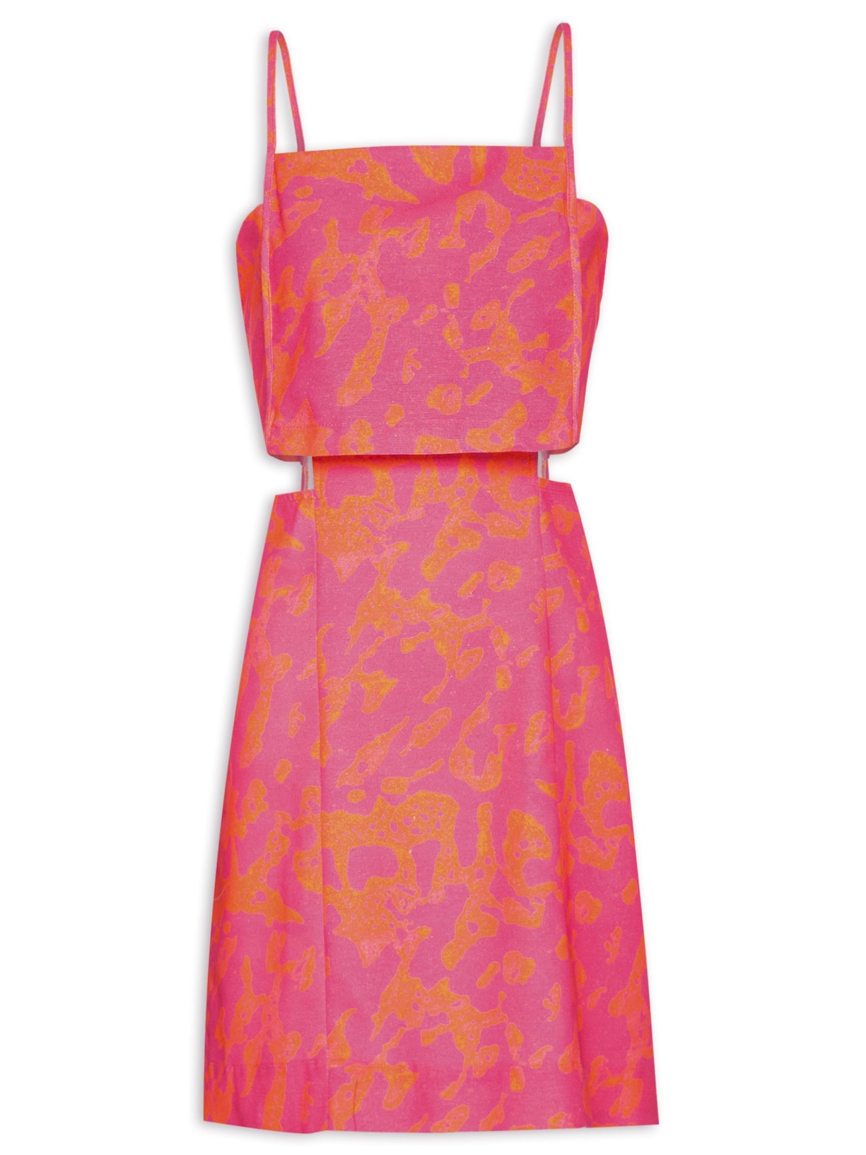 Vestido Curto Espuma Magenta - Rosa