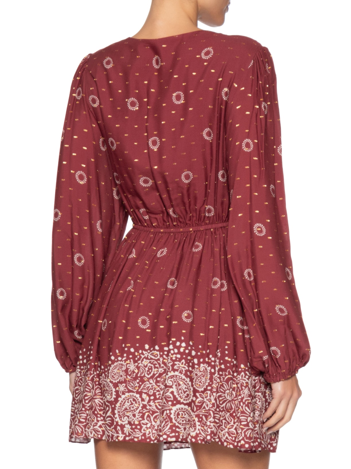Vestido Curto Est Aurea Vermelho Dress To