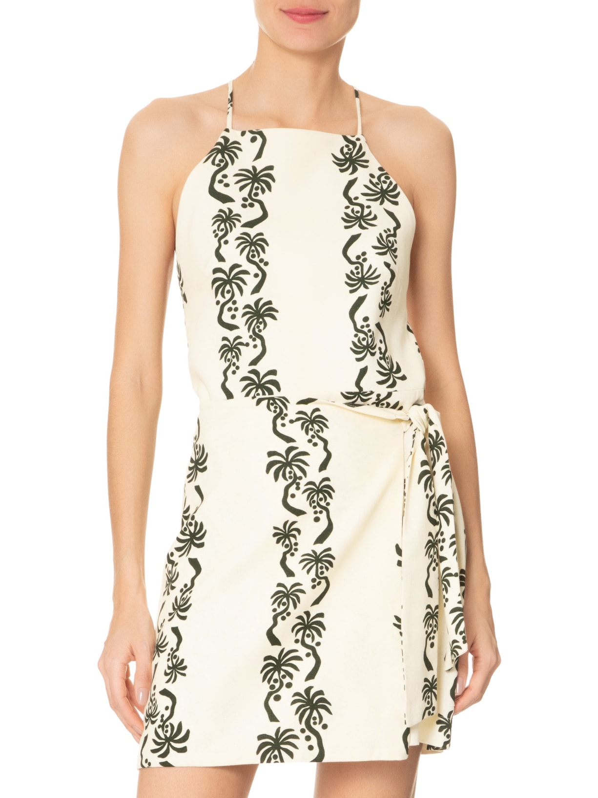 Vestido Curto Estampa Aventureiro Branco Dress To