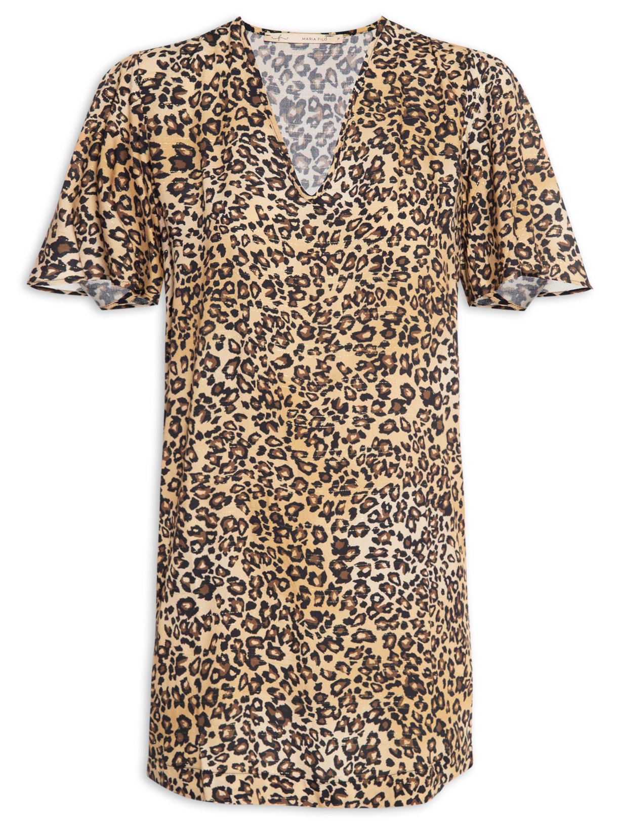 Vestido Curto Estampa Los Roques - Animal Print