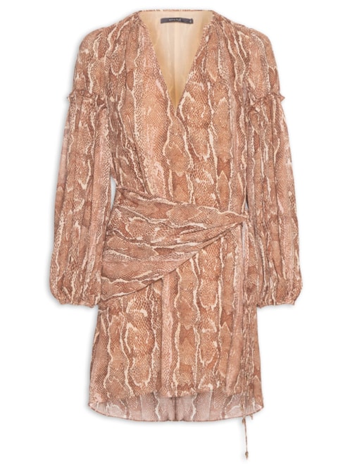 Vestido Curto Estampa Suri - Rosa