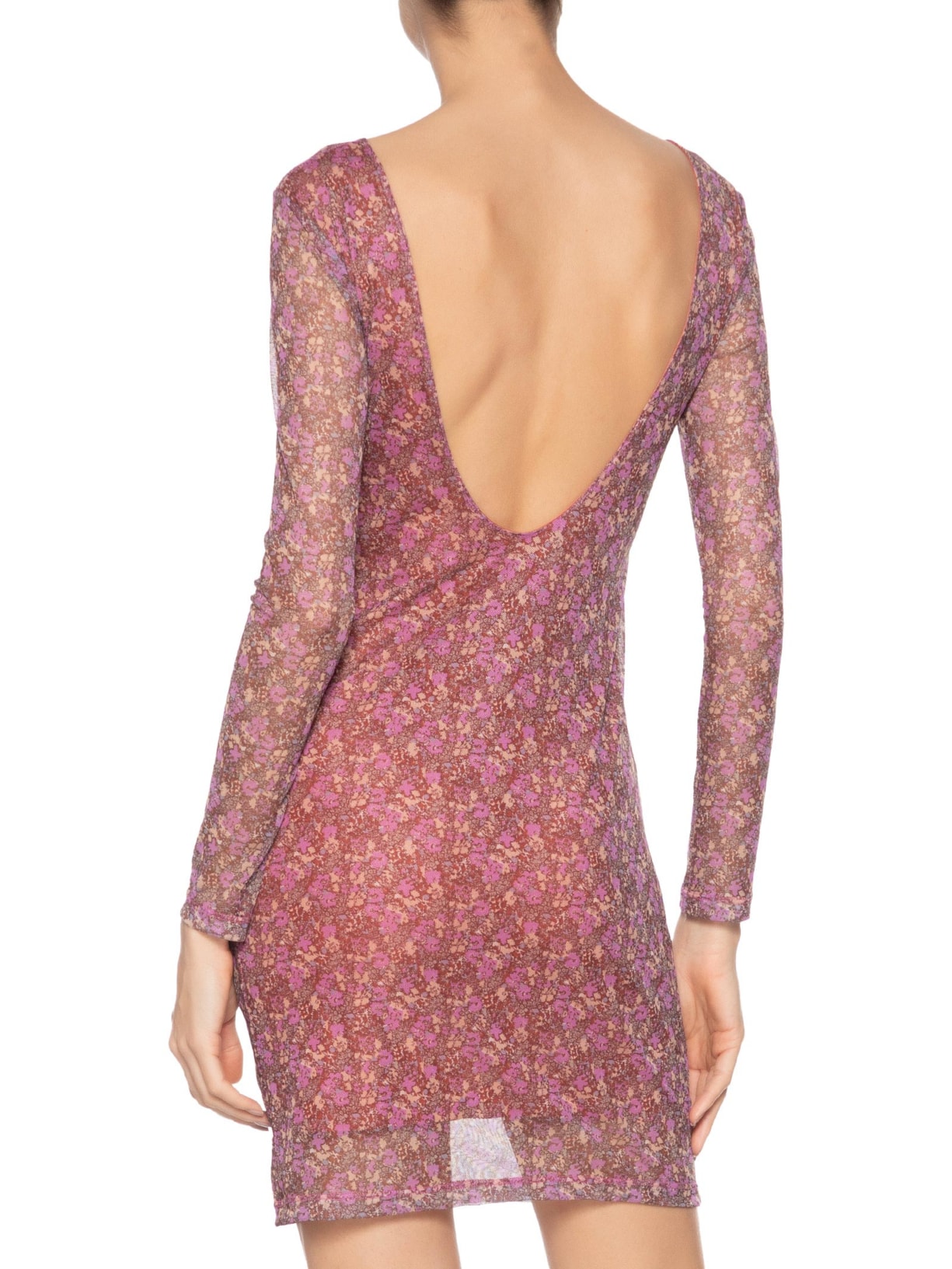 Vestido Curto Estampa Violet Roxo Maria Filó