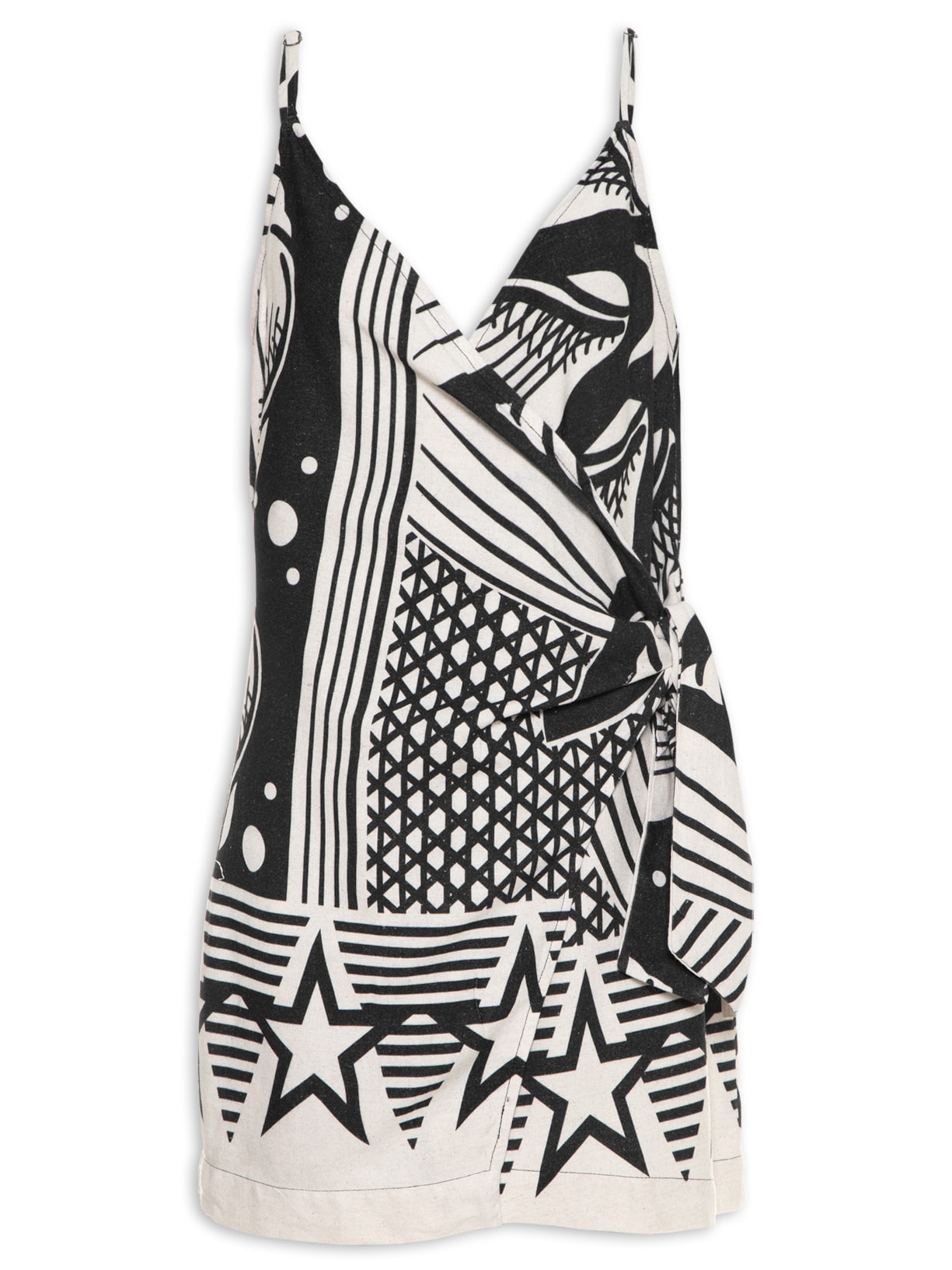 Vestido Curto Estrela Búzios - Preto