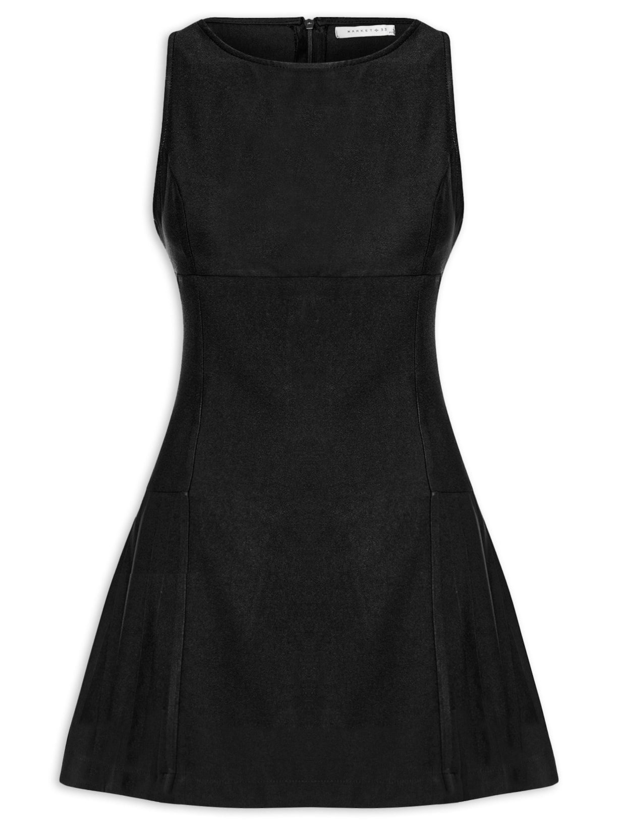 Vestido Curto Feminino - Preto