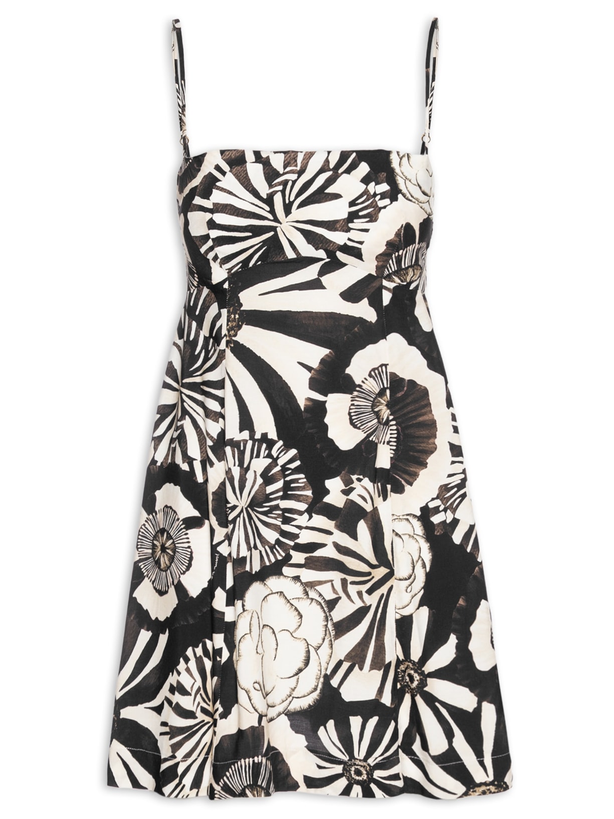 Vestido Curto Flora - Preto