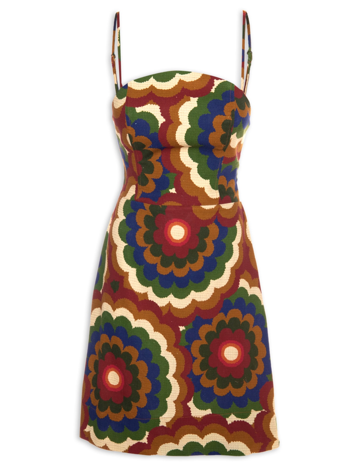 Vestido Curto Flora - Vermelho