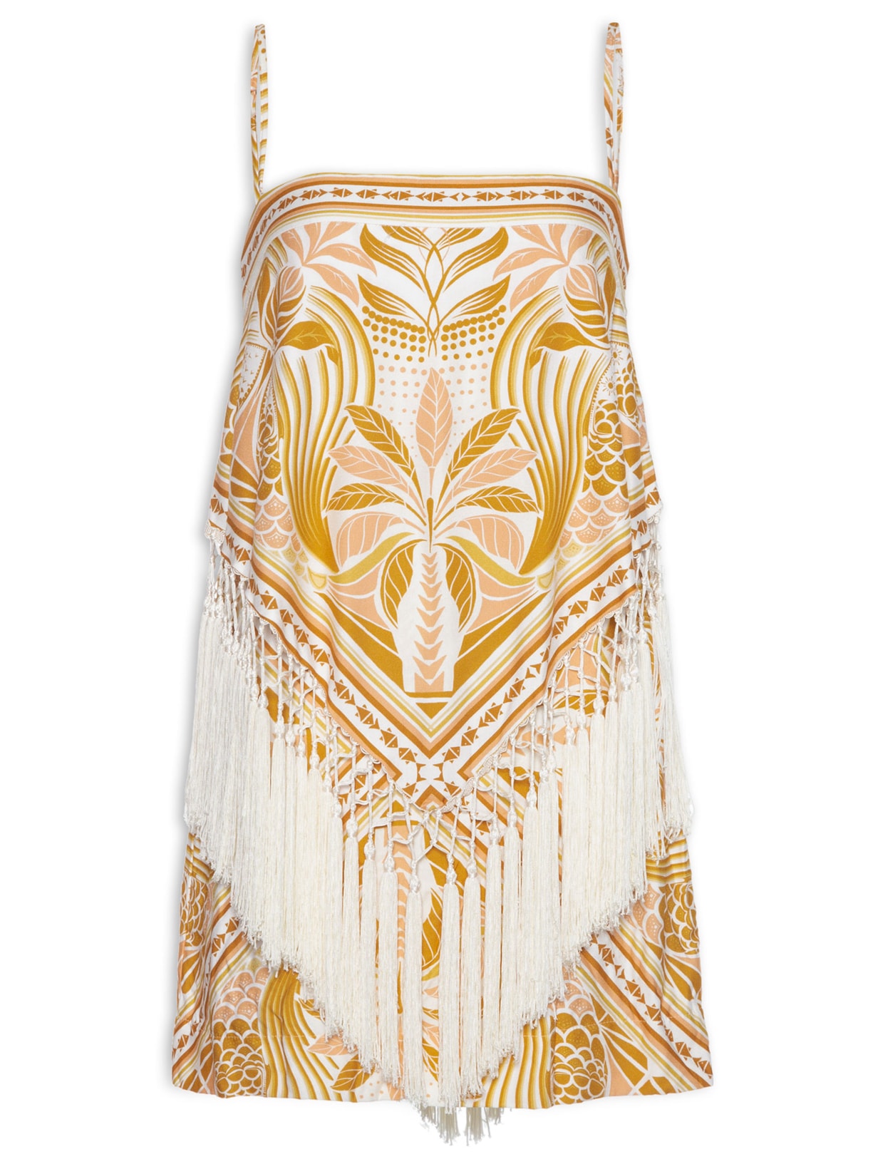 Vestido Curto Foz - Bege