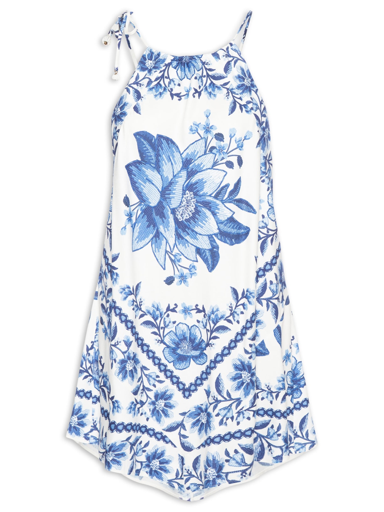 Vestido Curto Fruta De Verão - Branco