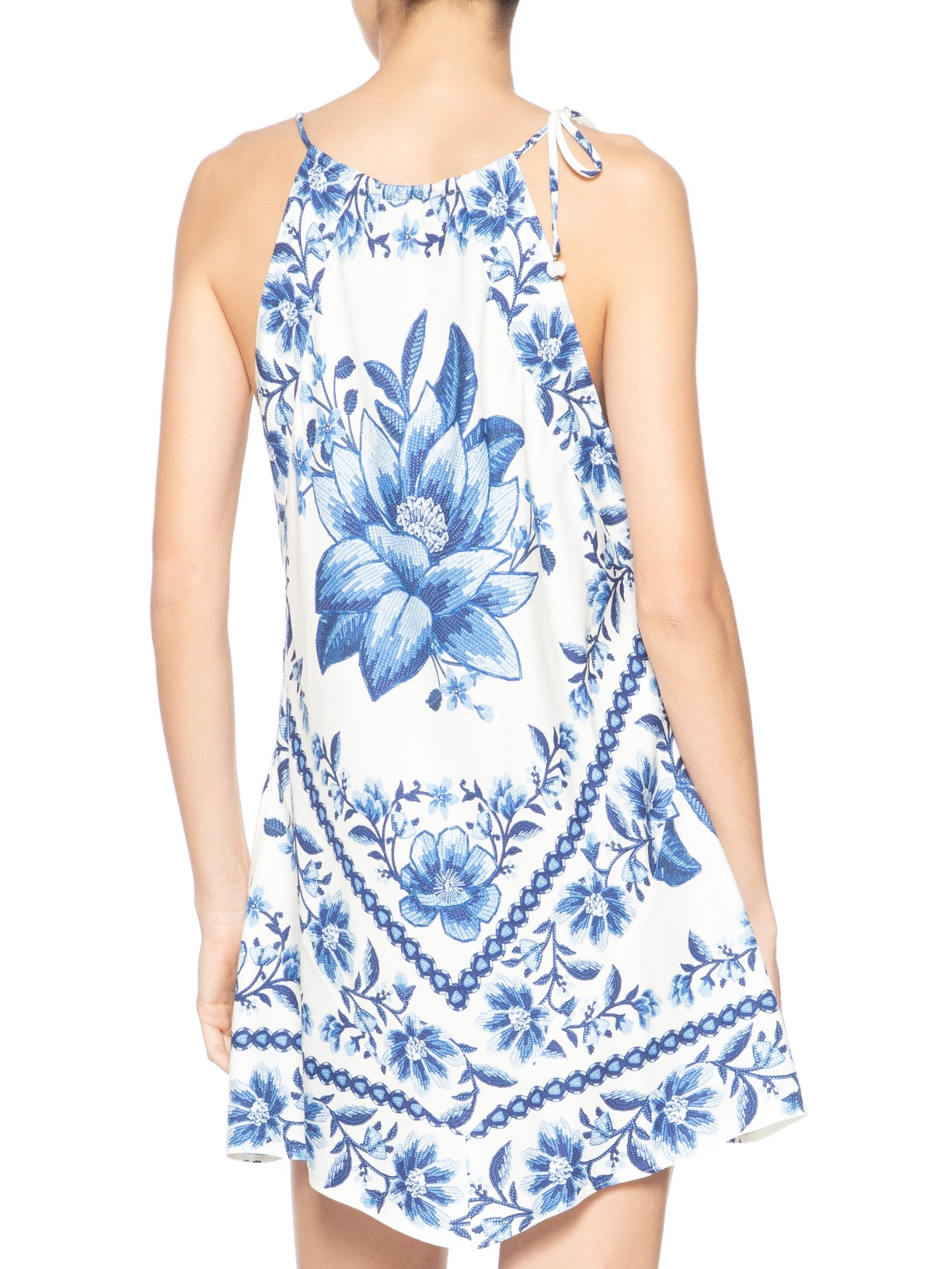 Vestido Curto Fruta De Verão Branco Farm