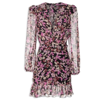 Vestido Curto Giane - Preto