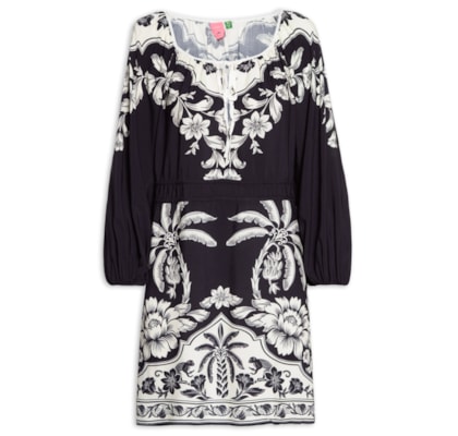 Vestido Curto Guanacaste - Preto