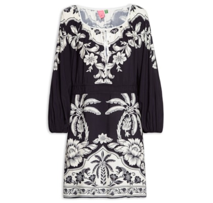 Vestido Curto Guanacaste - Preto