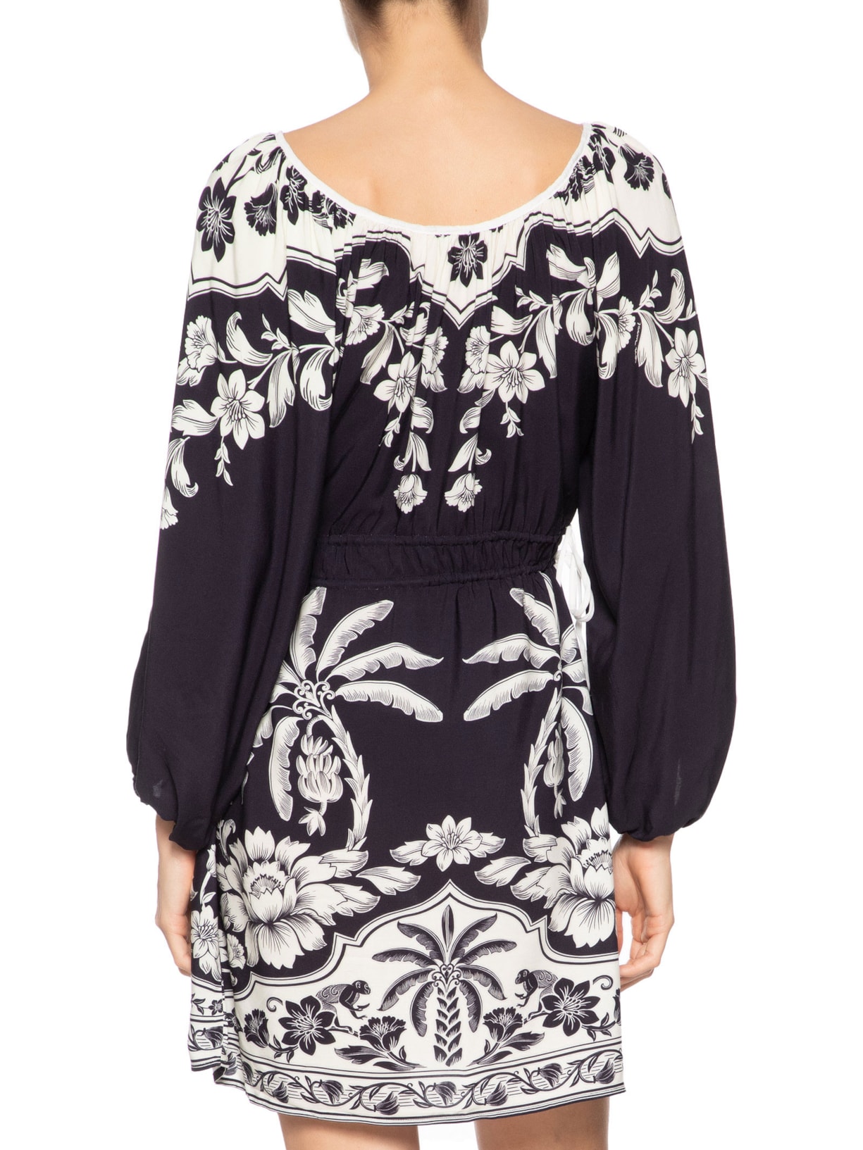 Vestido Curto Guanacaste Preto Farm