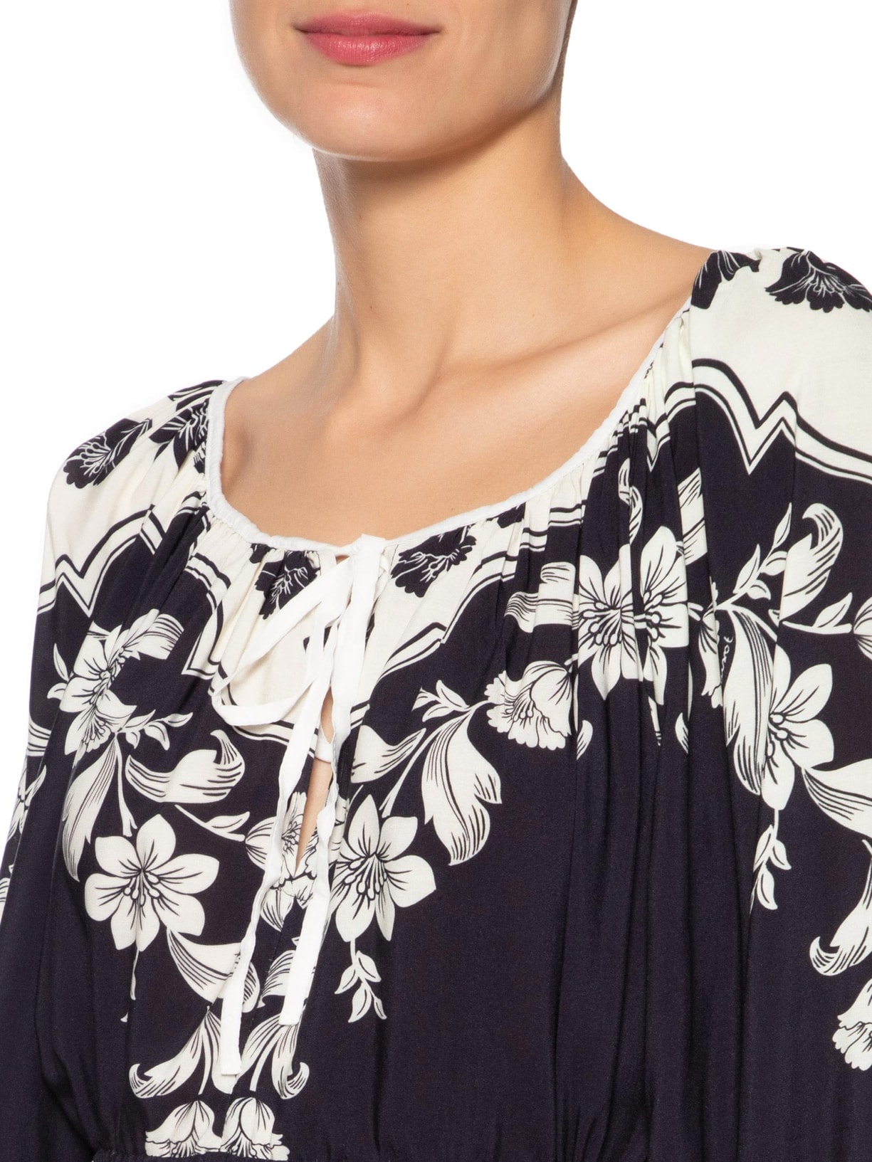 Vestido Curto Guanacaste Preto Farm