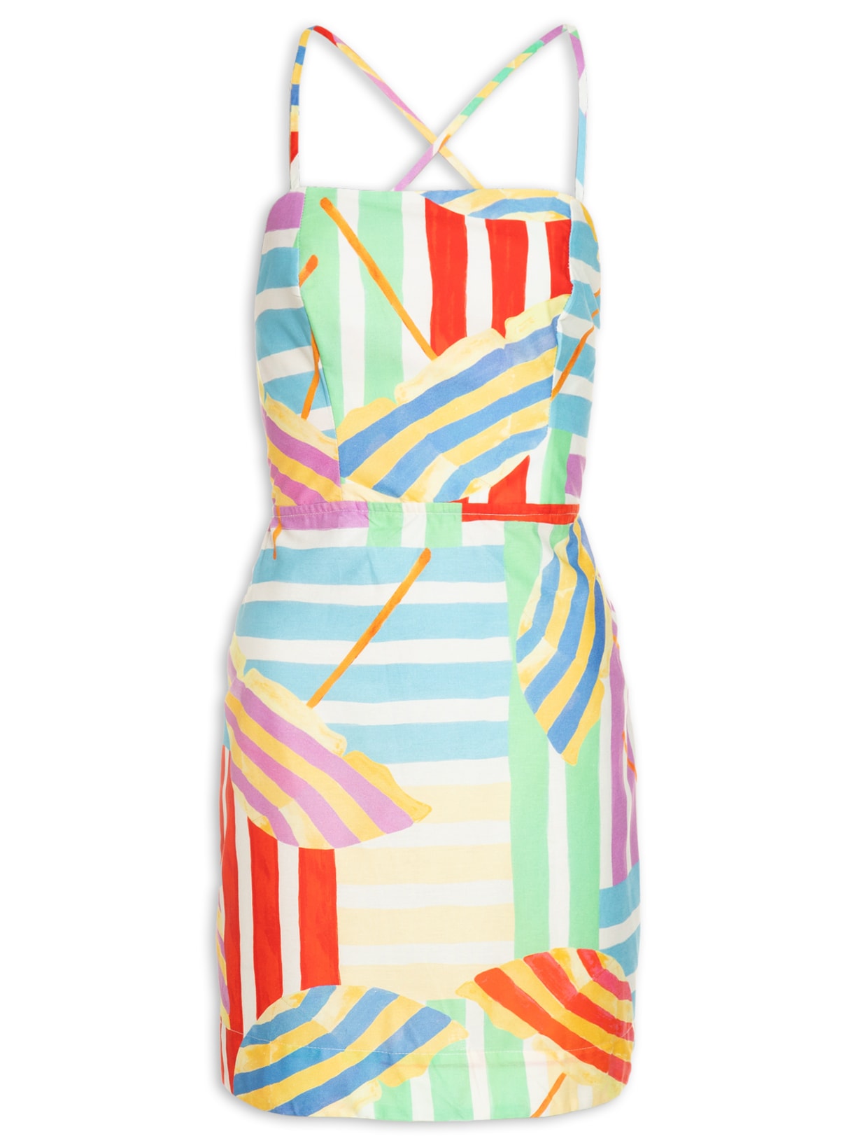 Vestido Curto Guarda Sol - Rosa