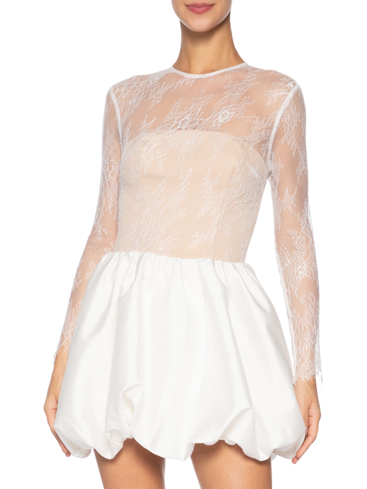 Vestido Curto Helena Renda Branco Fabulous Agilitá