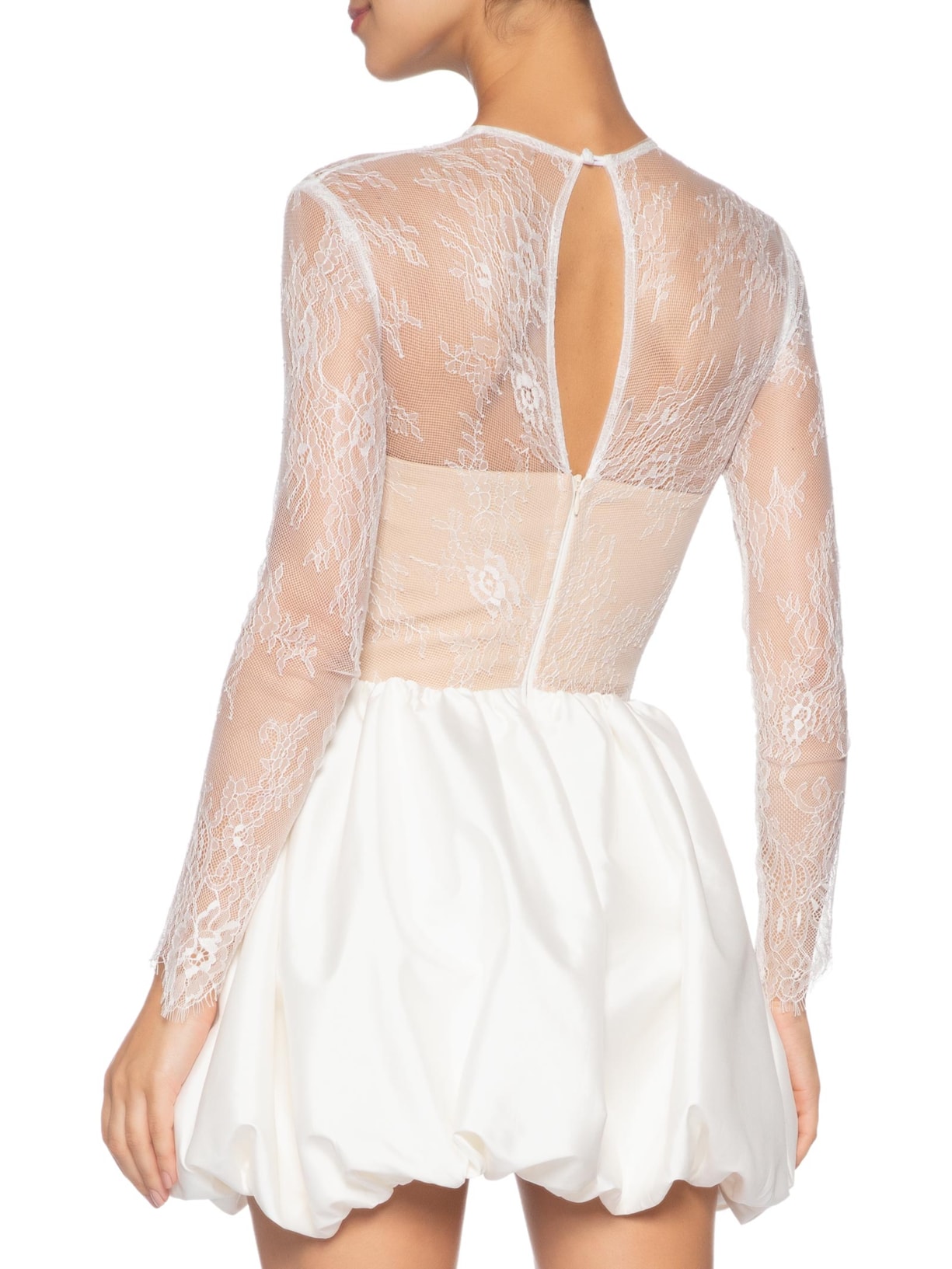 Vestido Curto Helena Renda Branco Fabulous Agilitá