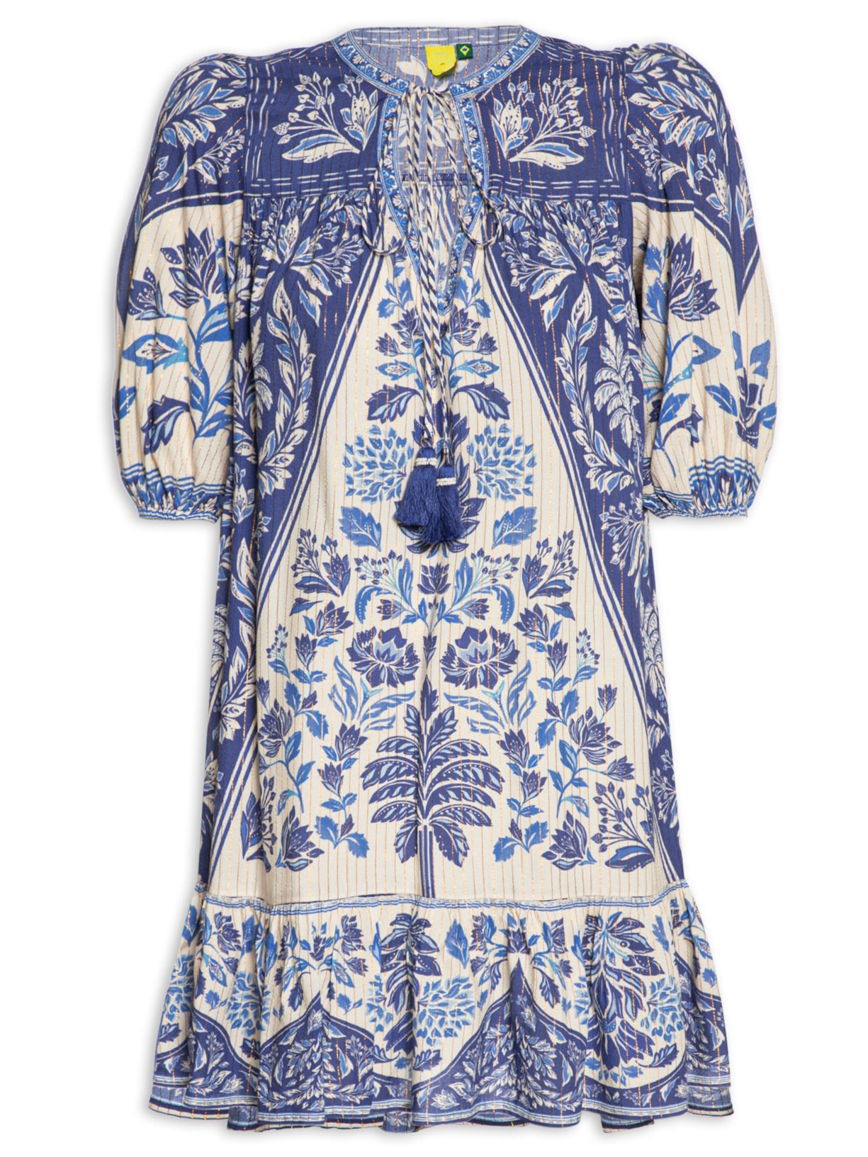 Vestido Curto Heloisa - Azul