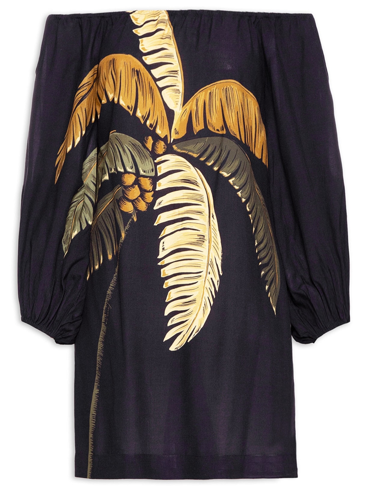 Vestido Curto Itacaré Coqueiro - Preto